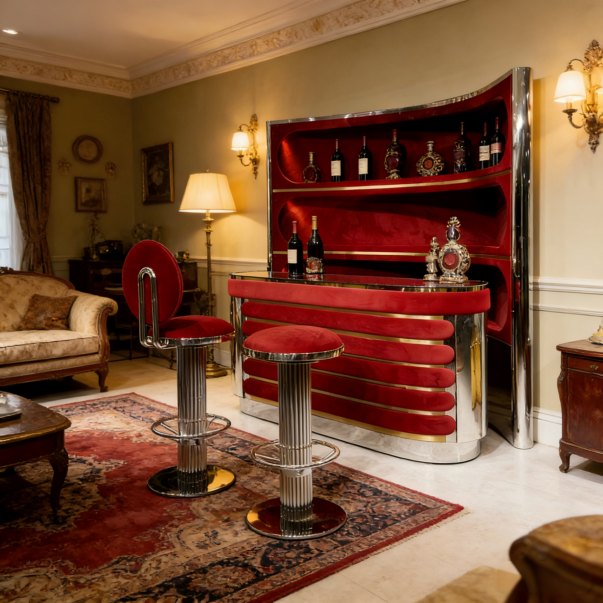 Bourbon Wine Cabinet