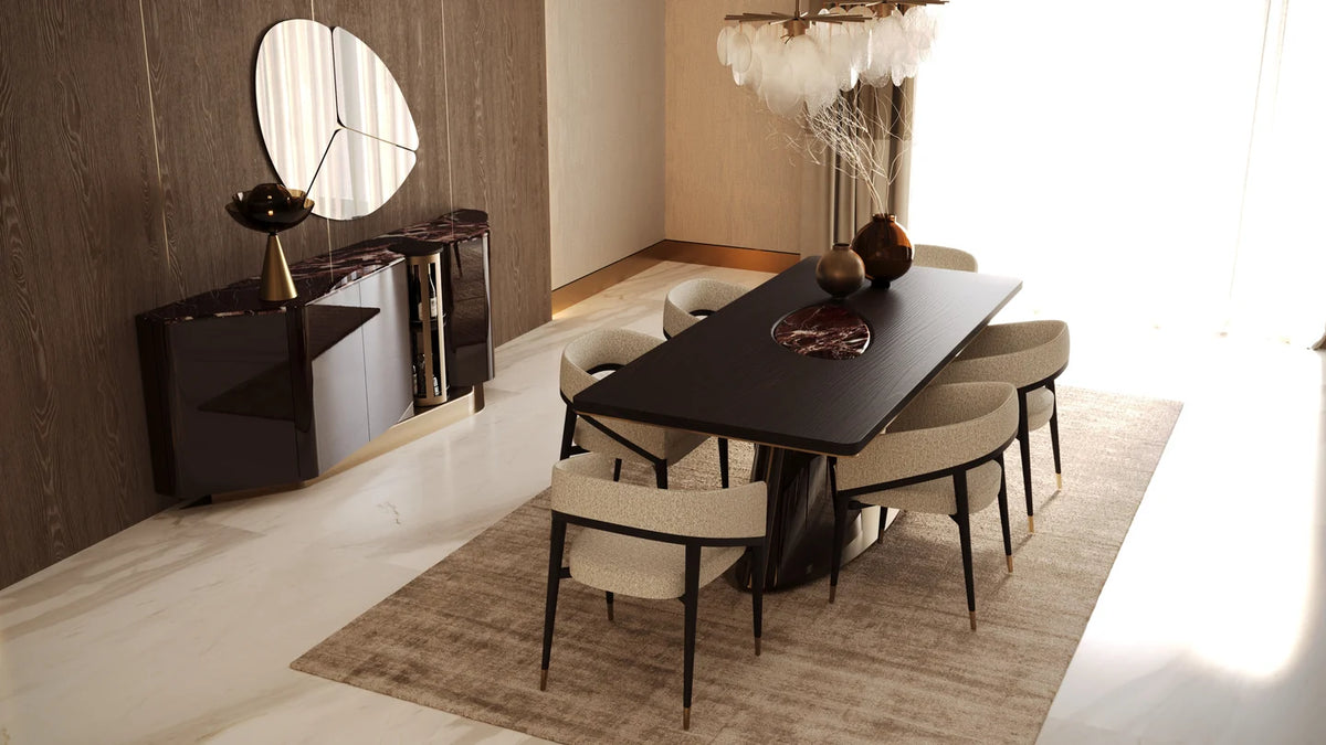 Crimson Dining Room