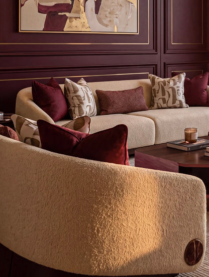 Crimson Living Room