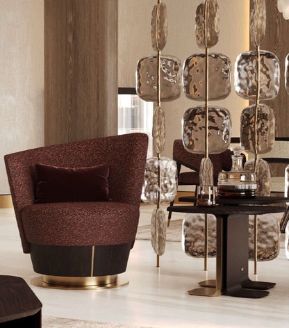 Crimson Living Room