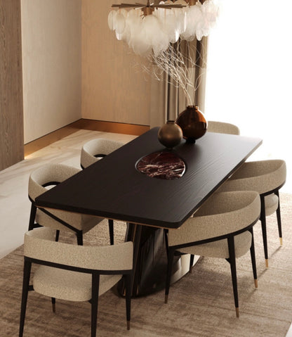 Crimson Dining Room