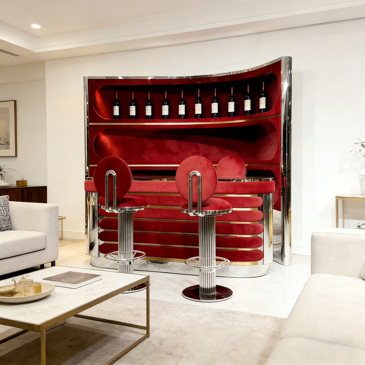 Bourbon Wine Cabinet