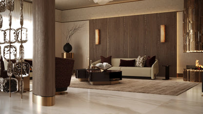 Crimson Living Room