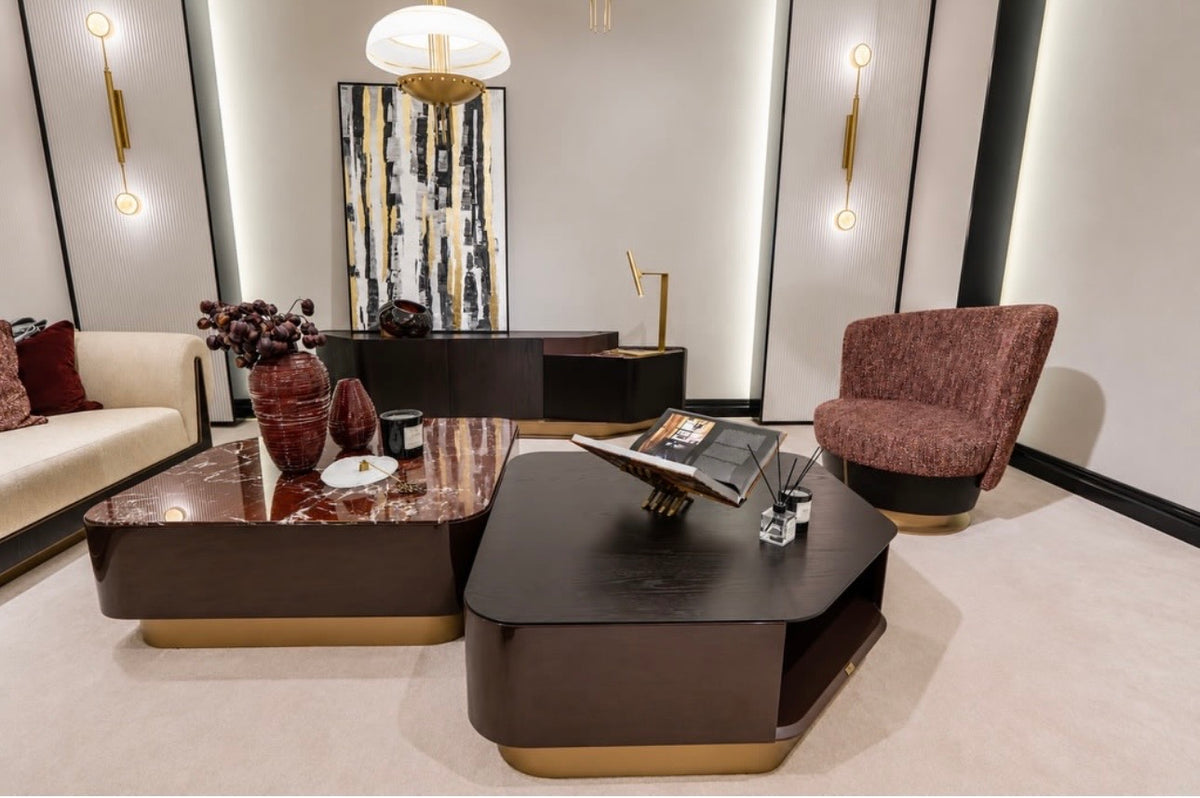 Crimson Living Room