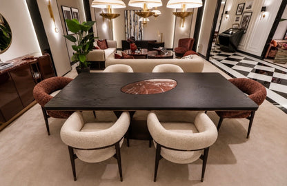 Crimson Dining Room