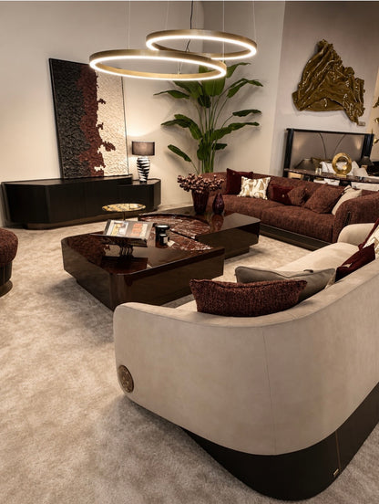 Crimson Living Room