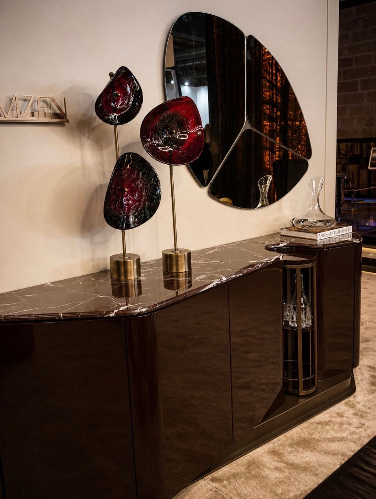 Crimson Dining Room