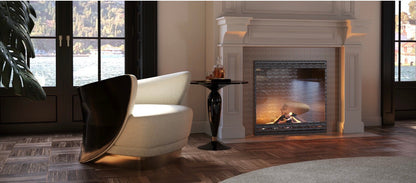 Apex luxury furniture collection with dark wood finishes, neutral seating, modern dining table, and high-end bedroom design.