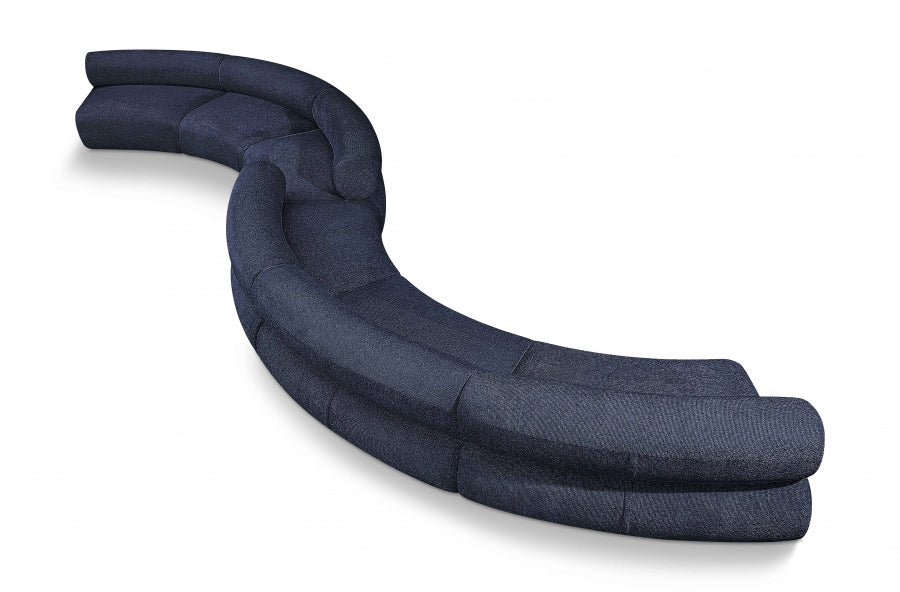 Fancci Heartline Society curved sectional sofa with circular layout designed for modern luxury living rooms and social seating.