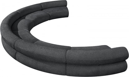 Fancci Heartline Society curved sectional sofa with circular layout designed for modern luxury living rooms and social seating.